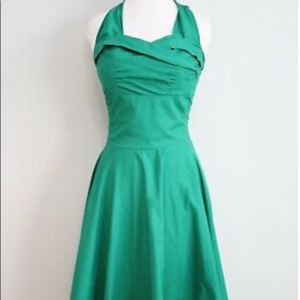 TRASHY DIVA NWT Trixie 2 Halter Dress in Green US Womens Size S